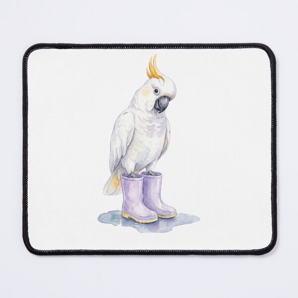 Item preview,  Cockatoo Purple Boots designed and sold by Roy & Tiffany.