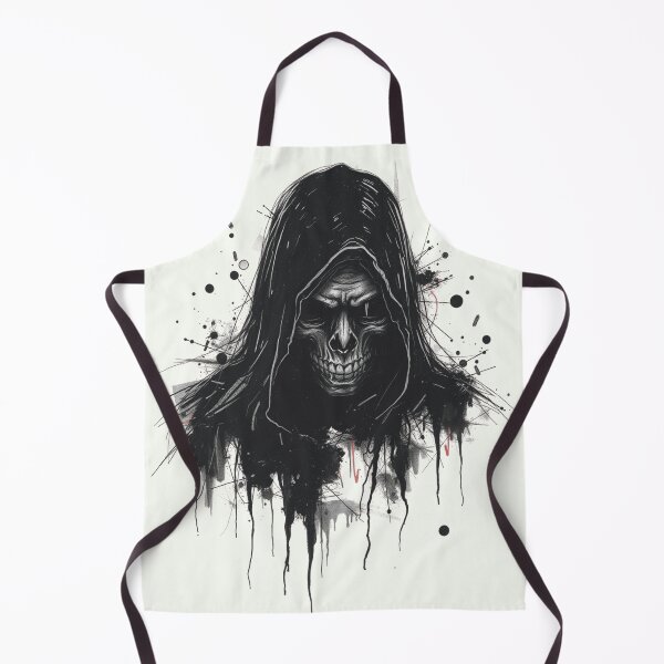 Item preview, Dark Grunge Hooded Grim Reaper Sketch designed and sold by ERODED SELF.