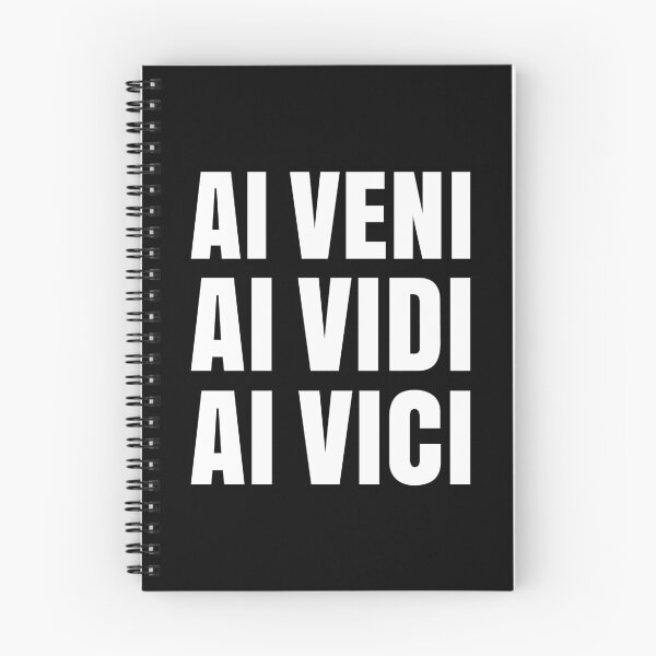 Item preview, AI Veni Vidi Vici Artificial Conquers All designed and sold by AntiqueImages.