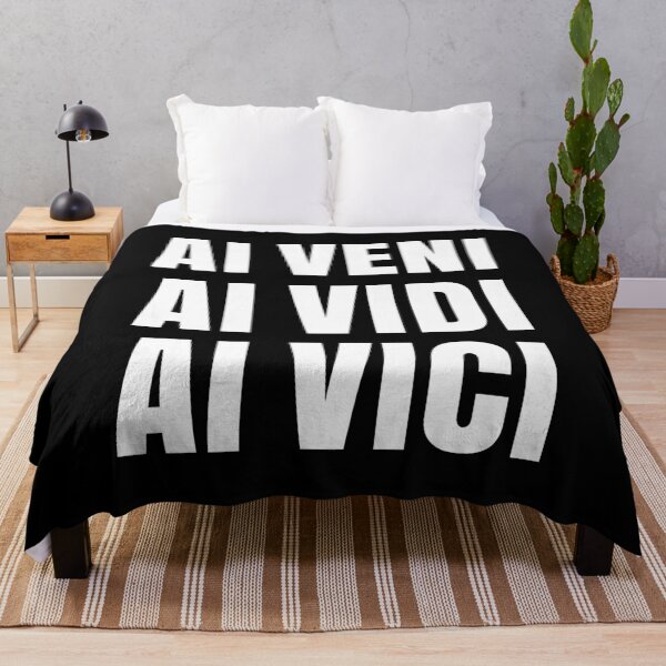 Item preview, AI Veni Vidi Vici Artificial Conquers All designed and sold by AntiqueImages.