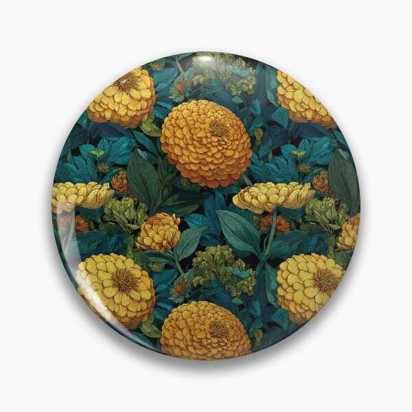 Item preview, Elegant Zinnia Floral  - Retro Flower Floral - Fathers Day Ideas designed and sold by RoyalStarsPatts.