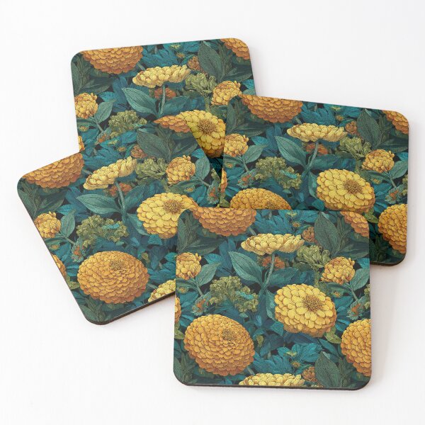 Item preview, Elegant Zinnia Floral  - Retro Flower Floral - Fathers Day Ideas designed and sold by RoyalStarsPatts.