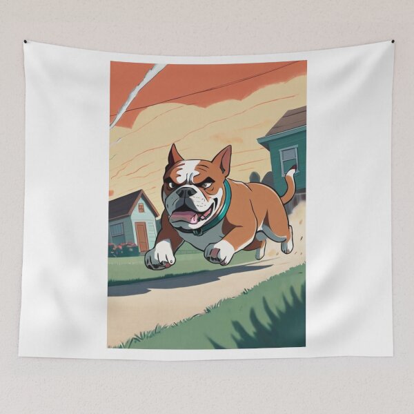 Item preview, Illustration - Dynamic Companion Dog, Colorful Children's Animation Style designed and sold by World-Pets.