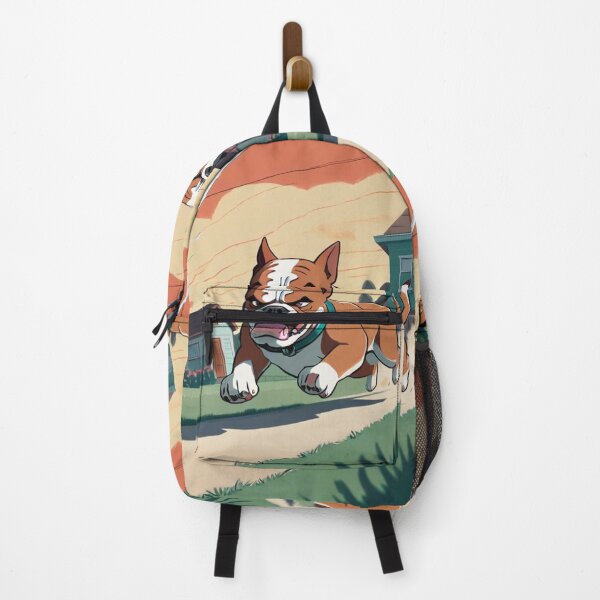 Item preview, Illustration - Dynamic Companion Dog, Colorful Children's Animation Style designed and sold by World-Pets.