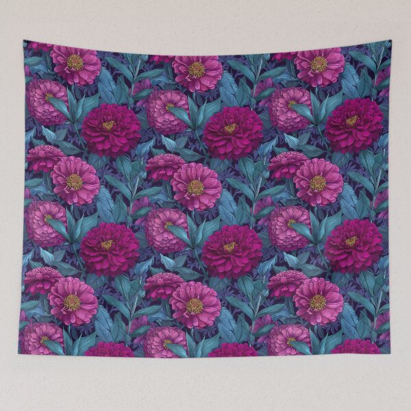 Item preview, Edgy Zinnia Flower  - Birth Flower Pattern - Gift Ideas designed and sold by RoyalStarsPatts.