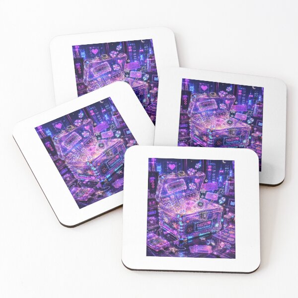 Item preview, Y2K Digital Treasure Box Sticker designed and sold by blossomfun.
