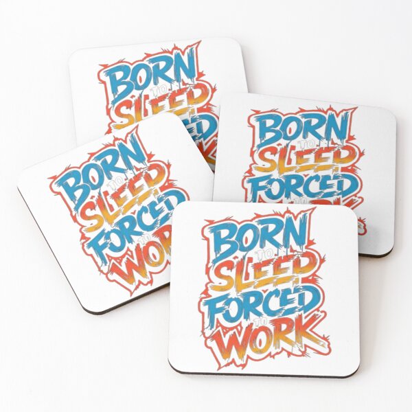 Item preview, Born to Sleep Forced to Work T-Shirt, designed and sold by ArhaanFashions.