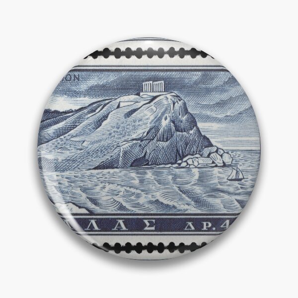 Item preview, Greece Stamp #701 - 1961 - Temple of Poseidon designed and sold by WexStudios.