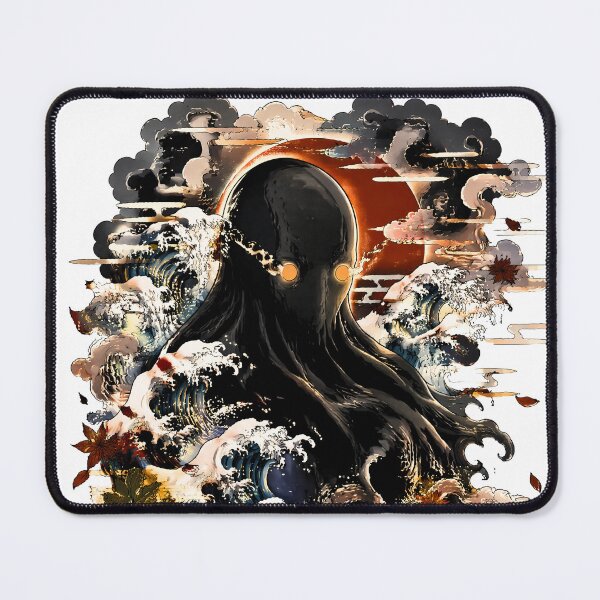 Item preview, Umibōzu – Japanese Sea Yokai Ocean Spirit Dark Fantasy Art designed and sold by kaxymax.