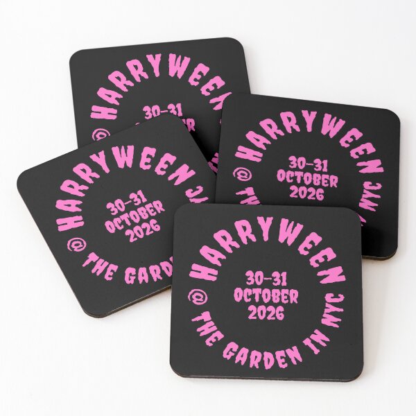 Item preview, Pink Circular Spooky Halloween Concert Typography designed and sold by eMKa82.
