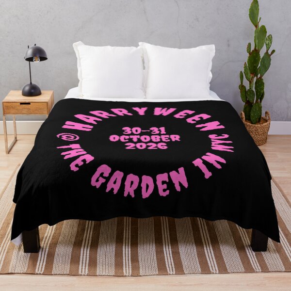 Item preview, Pink Circular Spooky Halloween Concert Typography designed and sold by eMKa82.