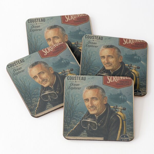 Item preview, Jacques Cousteau - Trading Card designed and sold by halibutgoatramb.