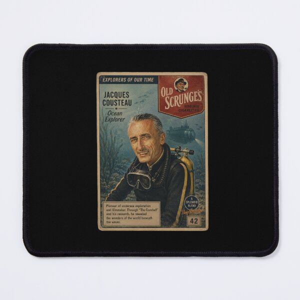 Item preview, Jacques Cousteau - Trading Card designed and sold by halibutgoatramb.