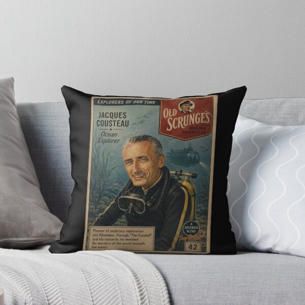 Item preview, Jacques Cousteau - Trading Card designed and sold by halibutgoatramb.