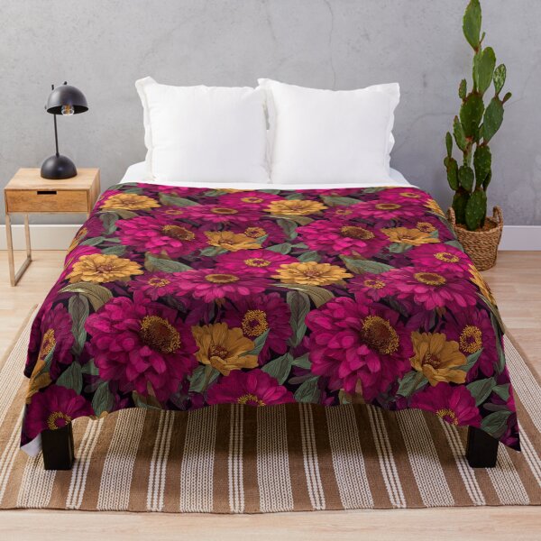 Item preview, Fragrant Zinnia - Flower Bouquet Pattern - Gift Ideas For Men designed and sold by RoyalStarsPatts.