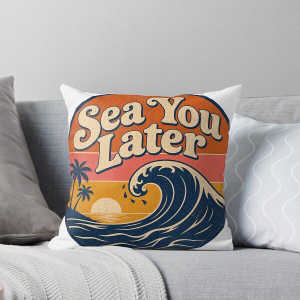 Item preview, Sea You Later | Funny Beach & Ocean Pun Graphic T-Shirt designed and sold by rushaib.
