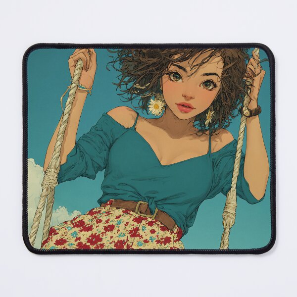 Item preview, Carefree Summer Breeze on a Rope Swing designed and sold by Banal25.