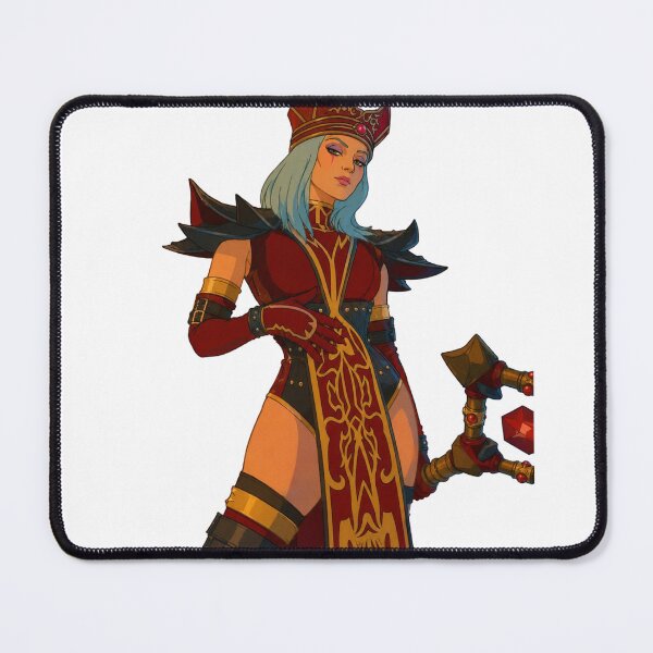 Item preview, Fantasy Mage Pin Up Girl – Retro Cartoon Sorceress Queen designed and sold by Hollow Moon Studios..