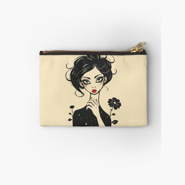 Item preview, Gothic Indie E Girl Portrait Sketch designed and sold by ERODED SELF.