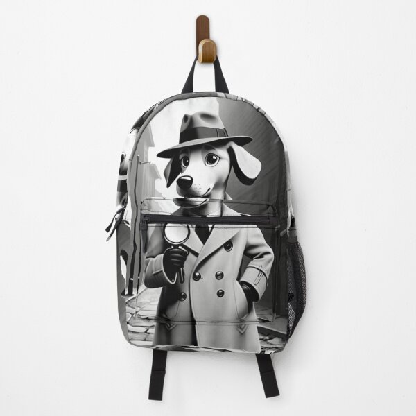 Item preview, Illustration - Stylized Investigator Dog, Homage to Classic Police Cinema designed and sold by World-Pets.