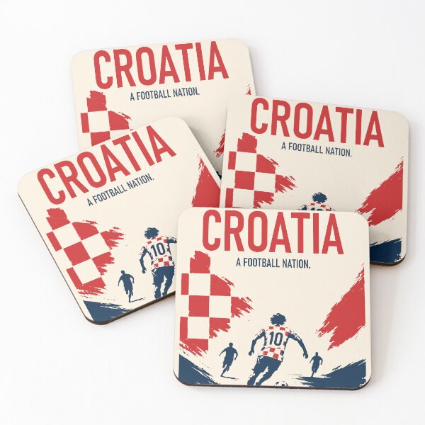 Item preview, Croatia Football  Art | Number 10 Soccer Print | Croatian Football Nation Print | Small Country Big Game Sports Art designed and sold by Studio pod Burom.