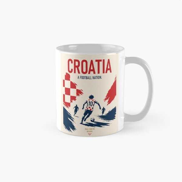 Item preview, Croatia Football  Art | Number 10 Soccer Print | Croatian Football Nation Print | Small Country Big Game Sports Art designed and sold by Studio pod Burom.