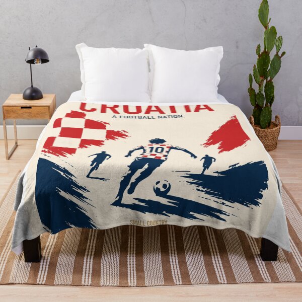 Item preview, Croatia Football Art | Number 10 Soccer Print | Croatian Football Nation Print | Small Country Big Game Sports Art designed and sold by Studio pod Burom.