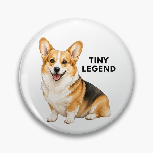 Item preview, Tiny Legend Corgi Dog | Cute Pembroke Welsh Corgi designed and sold by PAPIRO SIGLO XXI.