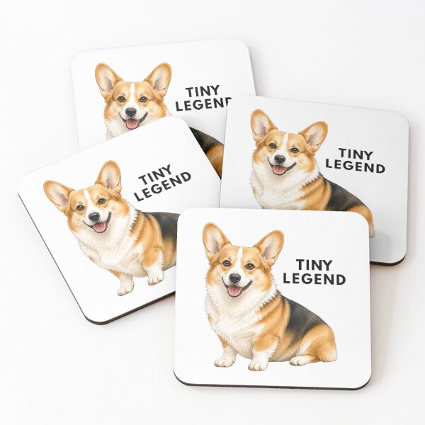 Item preview, Tiny Legend Corgi Dog | Cute Pembroke Welsh Corgi designed and sold by PAPIRO SIGLO XXI.