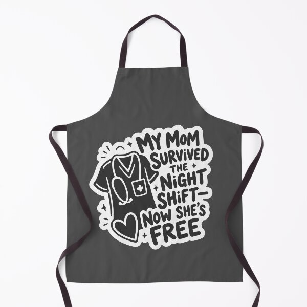 Item preview, My Mom Survived the Night Shift — Now She’s Free | Funny Nurse Mom designed and sold by KiwyStudio.