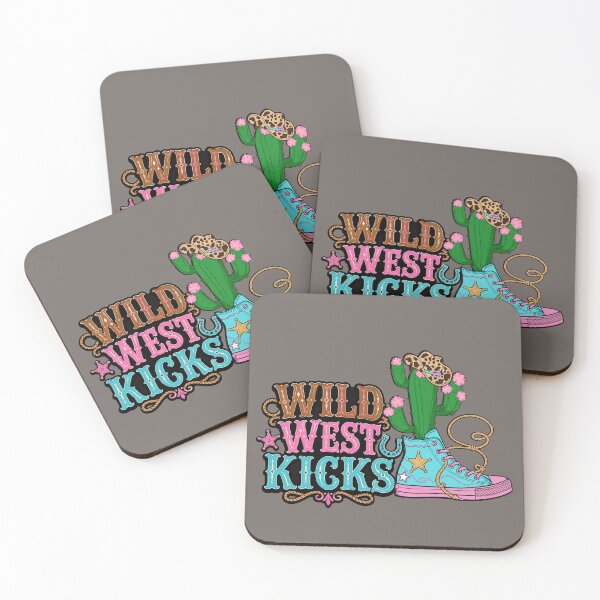 Item preview, Wild West Kicks – Colorful Cowboy Sneaker and Cactus T-Shirt designed and sold by Aimetoi.