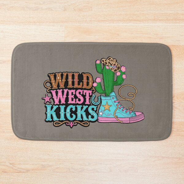 Item preview, Wild West Kicks – Colorful Cowboy Sneaker and Cactus T-Shirt designed and sold by Aimetoi.