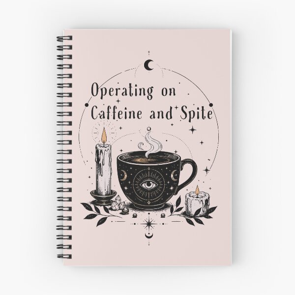 Item preview, Operating on Caffeine and Spite – Mystical Coffee Witch Aesthetic designed and sold by witchlingart.