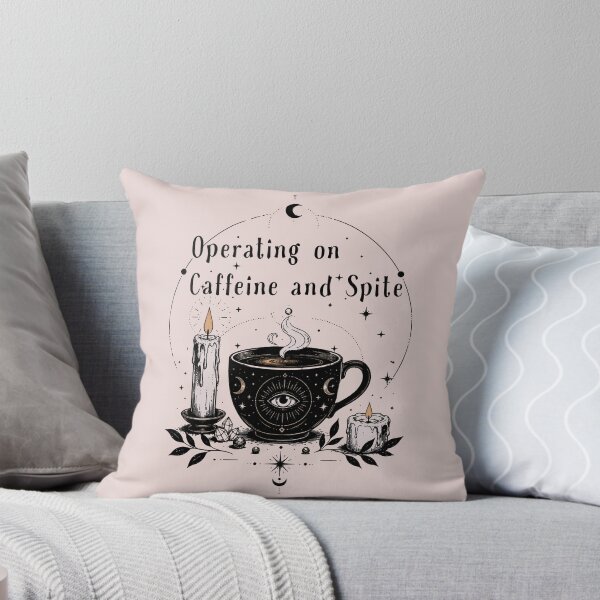 Item preview, Operating on Caffeine and Spite – Mystical Coffee Witch Aesthetic designed and sold by witchlingart.