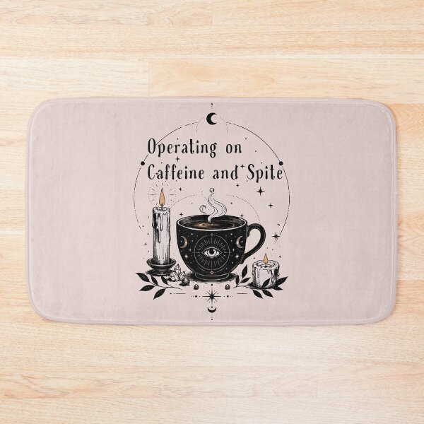 Item preview, Operating on Caffeine and Spite – Mystical Coffee Witch Aesthetic designed and sold by witchlingart.