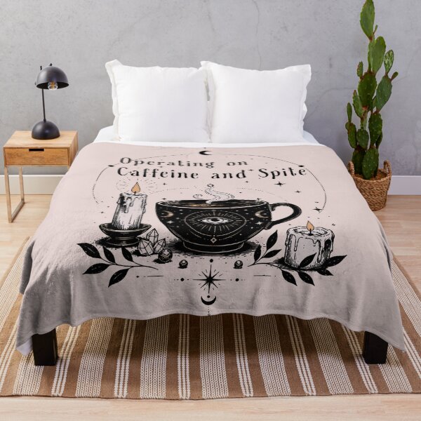 Item preview, Operating on Caffeine and Spite – Mystical Coffee Witch Aesthetic designed and sold by witchlingart.