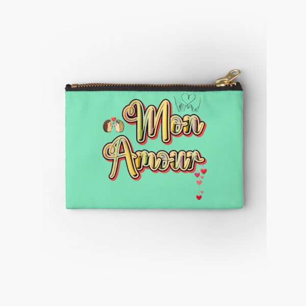 Item preview, Cute Mon Amour French Love Pinky Promise Retro Aesthetic Design designed and sold by Miheerala.