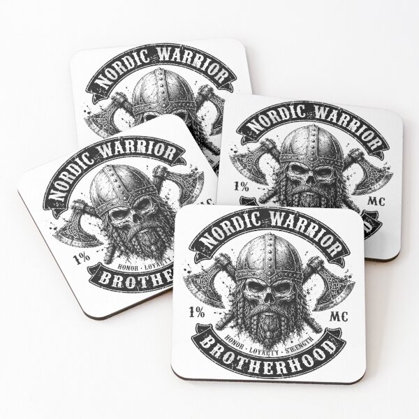 Item preview, Nordic Warrior Brotherhood – Viking Skull | Norse Warrior designed and sold by Bizon2910.