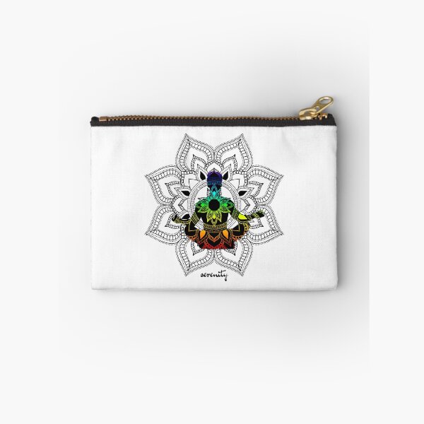 Item preview, Serenity Chakra Mandala - Male Figure in Lotus Pose designed and sold by TheThankfulTyne.