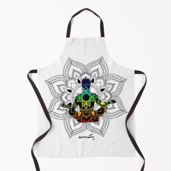 Item preview, Serenity Chakra Mandala - Male Figure in Lotus Pose designed and sold by TheThankfulTyne.