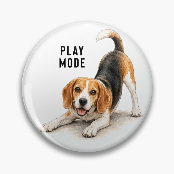 Item preview, Play Mode Beagle Dog | Cute Beagle Playing designed and sold by PAPIRO SIGLO XXI.