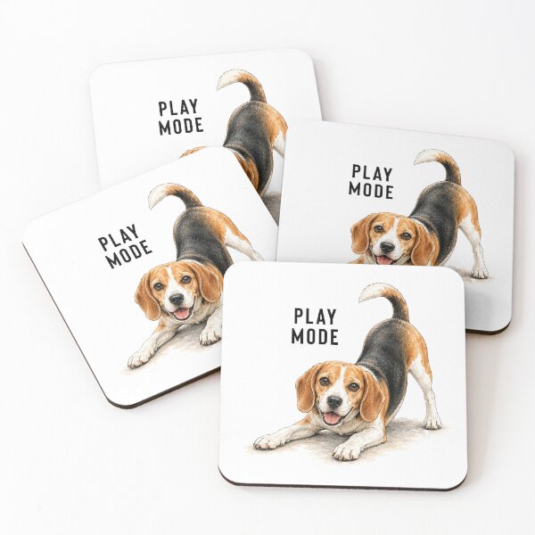 Item preview, Play Mode Beagle Dog | Cute Beagle Playing designed and sold by PAPIRO SIGLO XXI.