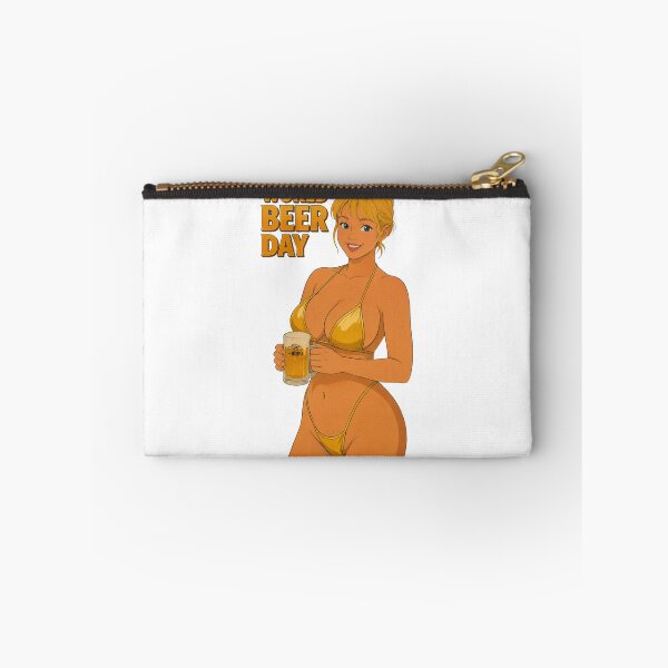 Item preview, World Beer Day Pin Up Girl – Retro Cartoon Beer Babe designed and sold by  Hollow Moon Studios..