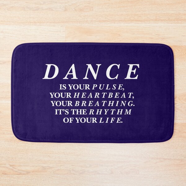 Item preview, Dance Is Your Pulse Rhythm Quote Typography designed and sold by eMKa82.