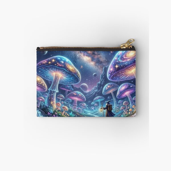 Item preview, Magic Celestial Mushroom Cave and Wizard designed and sold by Groovy Nest.