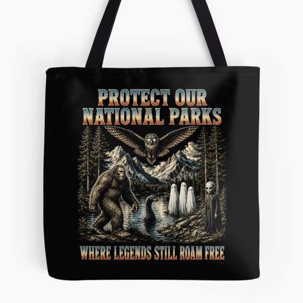 Item preview, Protect Our National Parks Cryptid designed and sold by OceanBandwear.