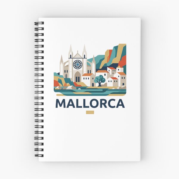 Item preview, Mallorca Spain Travel Souvenir - La Seu Cathedral & Mediterranean Coast Art designed and sold by OzzFrequency.