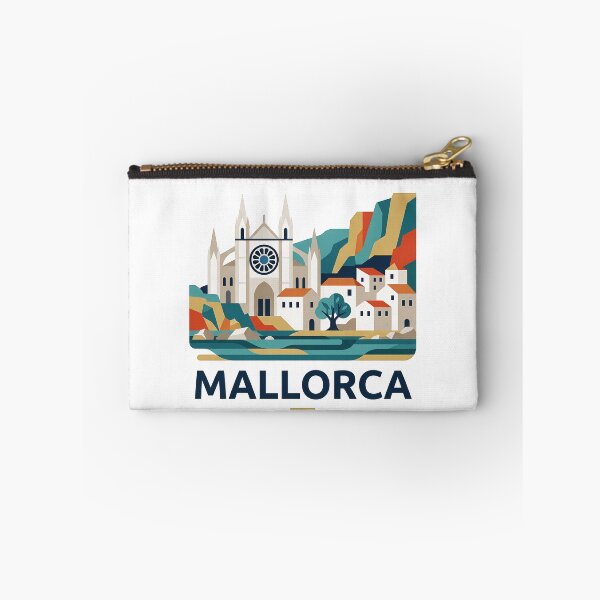 Item preview, Mallorca Spain Travel Souvenir - La Seu Cathedral & Mediterranean Coast Art designed and sold by OzzFrequency.