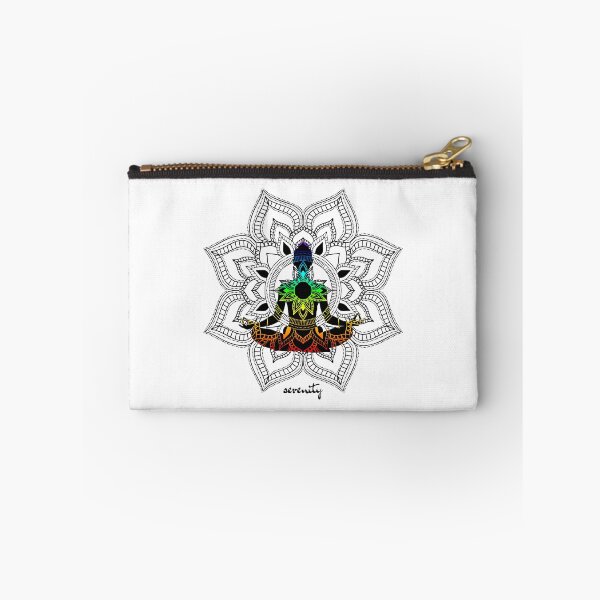 Item preview, Serenity Chakra Mandala - Female Figure in Lotus Pose designed and sold by TheThankfulTyne.