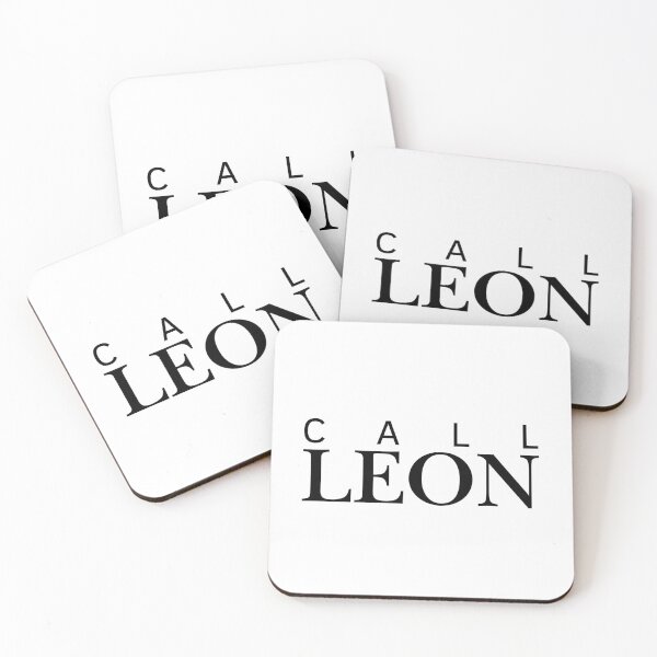 Item preview, Call Leon minimalist aesthetic text designed and sold by eMKa82.